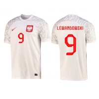 Polen Robert Lewandowski #9 Fotballklær Hjemmedrakt VM 2022 Kortermet